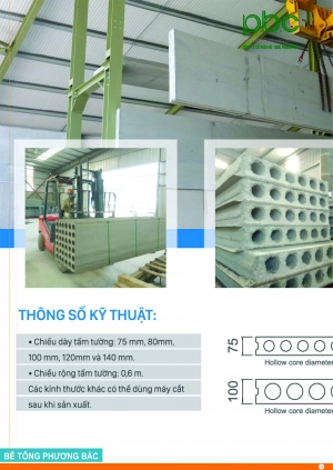Thông số kỹ thuật Tấm tường 