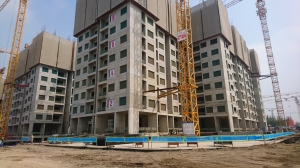 Thi công tấm tường tại Vin City Gia Lâm